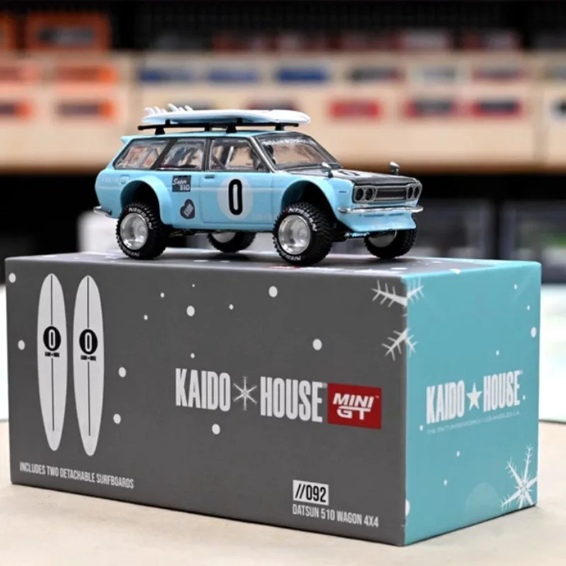 Vibrant Blue Datsun 510 Wagon 4x4 Model 6 Vibrant Blue Datsun 510 Wagon 4x4 Model - Image 6