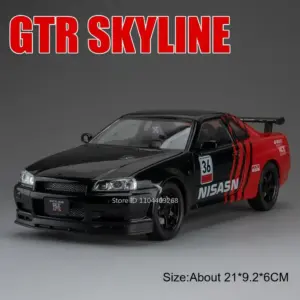 GTR-CSR2 R34 Purple Miniature Car Model 17 S0e9af5f31b5a49909ca34060c5b200c6c