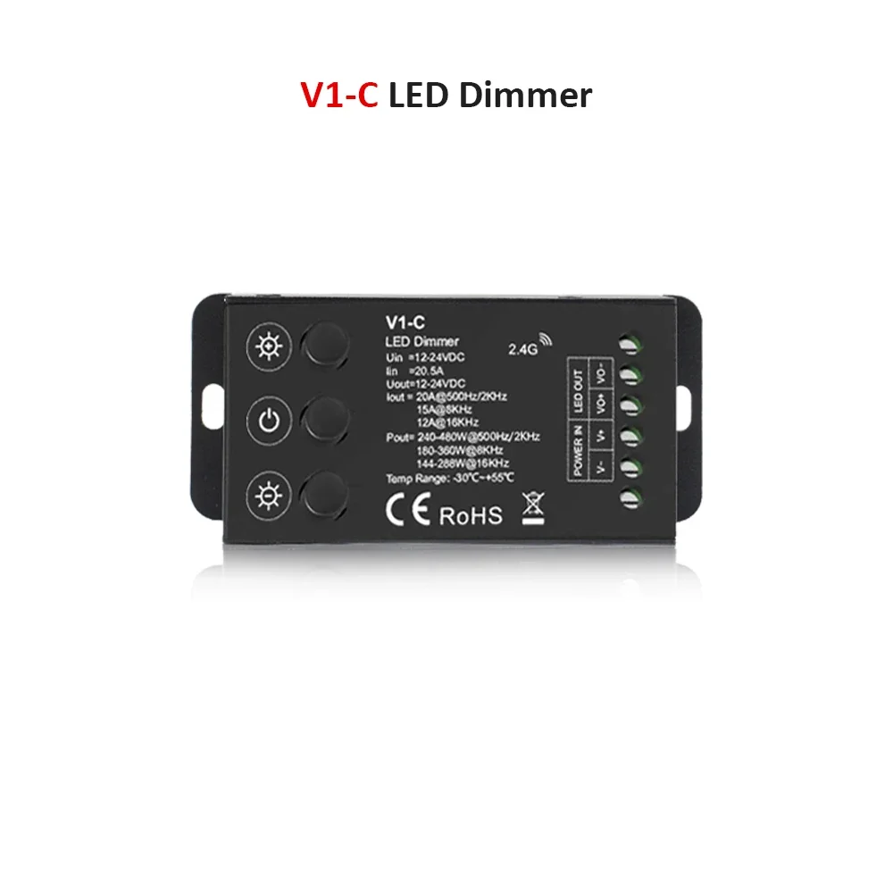 12/24V LED Dimmer V1-C Controller 480W 8 12/24V LED Dimmer V1-C Controller 480W - Image 8