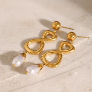 Elegant Stainless Steel Pearl Drop Earrings 11 S0ee656d870c4461fafcb60438c6eda93i