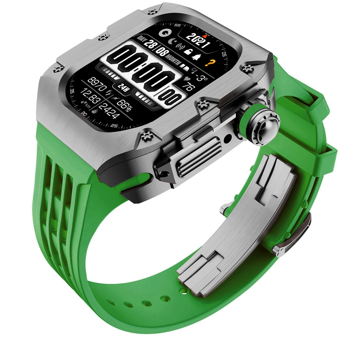 Apple Watch Ultra 2 49mm Titanium Mod Kit 8 Apple Watch Ultra 2 49mm Titanium Mod Kit - Image 8