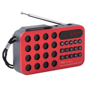 Portable Solar Bluetooth Speaker 3W, 32GB Support 16 S0f07d27798f643639133fdeb700af025D