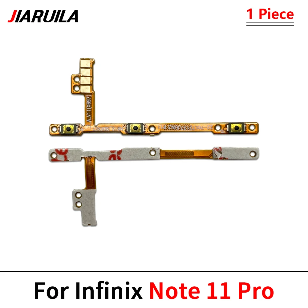 Infinix Compatible Flex Cable Set for Power and Volume 8 Infinix Compatible Flex Cable Set for Power and Volume - Image 8