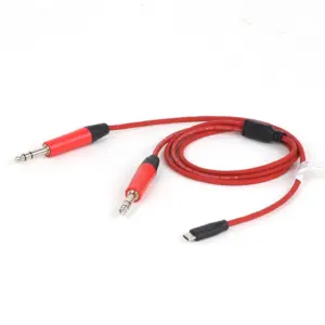 USB-C to Dual 6.35mm Stereo Audio Splitter Cable 19 S0f207a0e6cd24fb2a3e1fefff285257fp