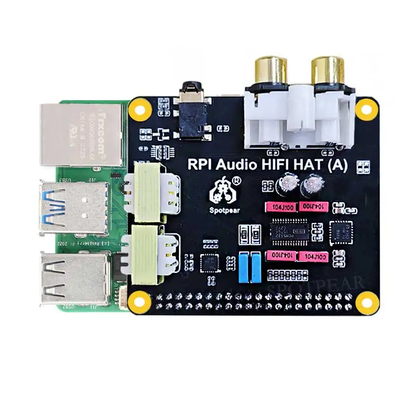 Raspberry Pi5 HiFi Audio DAC HAT with PCM5122 3 Raspberry Pi5 HiFi Audio DAC HAT with PCM5122 - Image 3