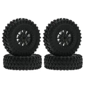 RC Off-Road Tire Set with Silver Wheels 15 S0f38fd6c4f504228b37ae0b890102a9aa