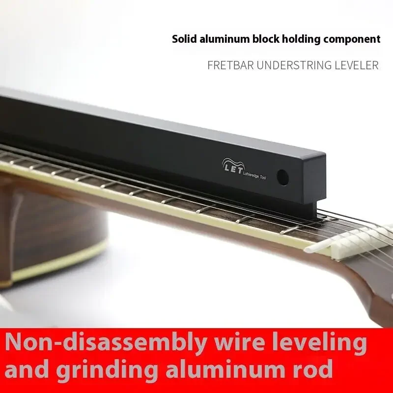Aluminum Guitar Fret Leveling & Polishing Tool 2 Aluminum Guitar Fret Leveling & Polishing Tool - Image 2