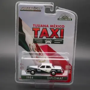 Vintage Ford Taxi Charger Diecast Model 1:64 Scale 13 S0f5475f6716241c988ab57a2eb7e9f19e