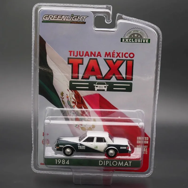 Vintage Ford Taxi Charger Diecast Model 1:64 Scale 4 Vintage Ford Taxi Charger Diecast Model 1:64 Scale - Image 4