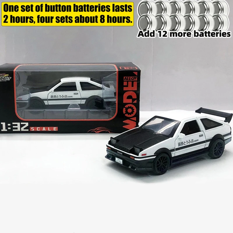 Toyota AE86 1:32 Diecast Model Collectible 7 Toyota AE86 1:32 Diecast Model Collectible - Image 7