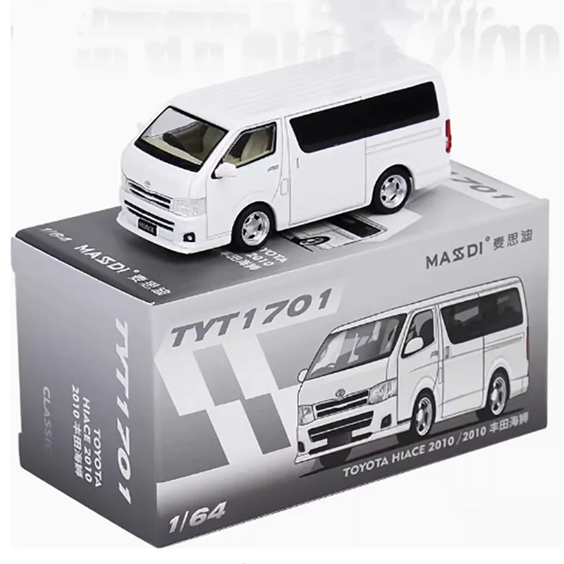 1/64 Scale Black Toyota Hiace Model by MASSDI 5 1/64 Scale Black Toyota Hiace Model by MASSDI - Image 5