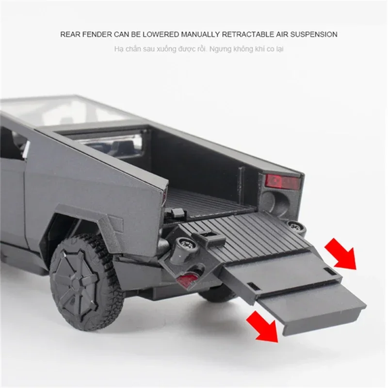 Modern 1/32 Diecast Alloy Pickup Truck Model 4 Modern 1/32 Diecast Alloy Pickup Truck Model - Image 4