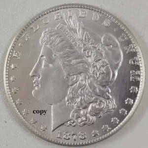 Vintage Lady Liberty Silver Replica Item