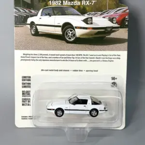 Silver 1982 Mazda RX-7 Diecast Model 1/64 Scale 14 S0fcc93fe8f394473a098aa3b5a0807f9X