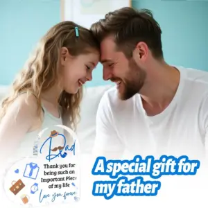 Heart-Shaped Acrylic Dad Plaque 10 S0fd4991457ff45b2aae58f4c1f80b2ceS