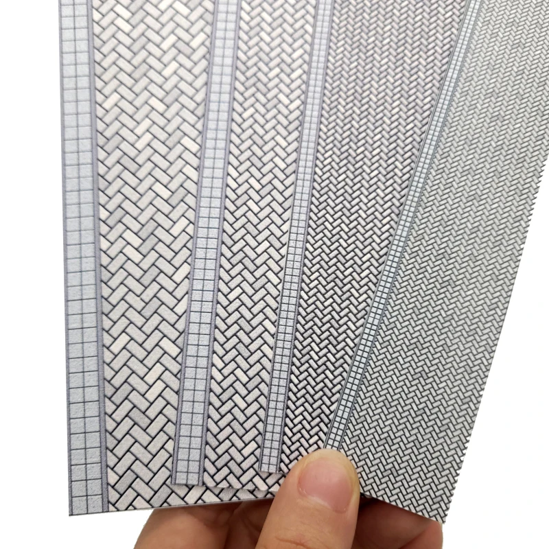 Miniature Brick Pavement Model Plates for Scales 1:87–200 3 Miniature Brick Pavement Model Plates for Scales 1:87–200 - Image 3