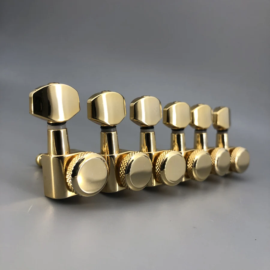 Gold Locking Guitar Tuning Set for M6 Headstocks 3 Gold Locking Guitar Tuning Set for M6 Headstocks - Image 3