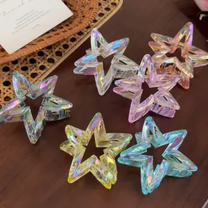 Colorful Acrylic Hollow-Out Star Hair Claw 13 S0ff24b42a2b142c1ba87896e74a4c13aD