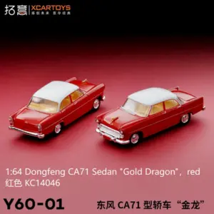 Red Vintage Dongfeng CA71 Diecast Model 1/64 Scale 9 S10091a6ef64a44f1a304dc94b59216e1n