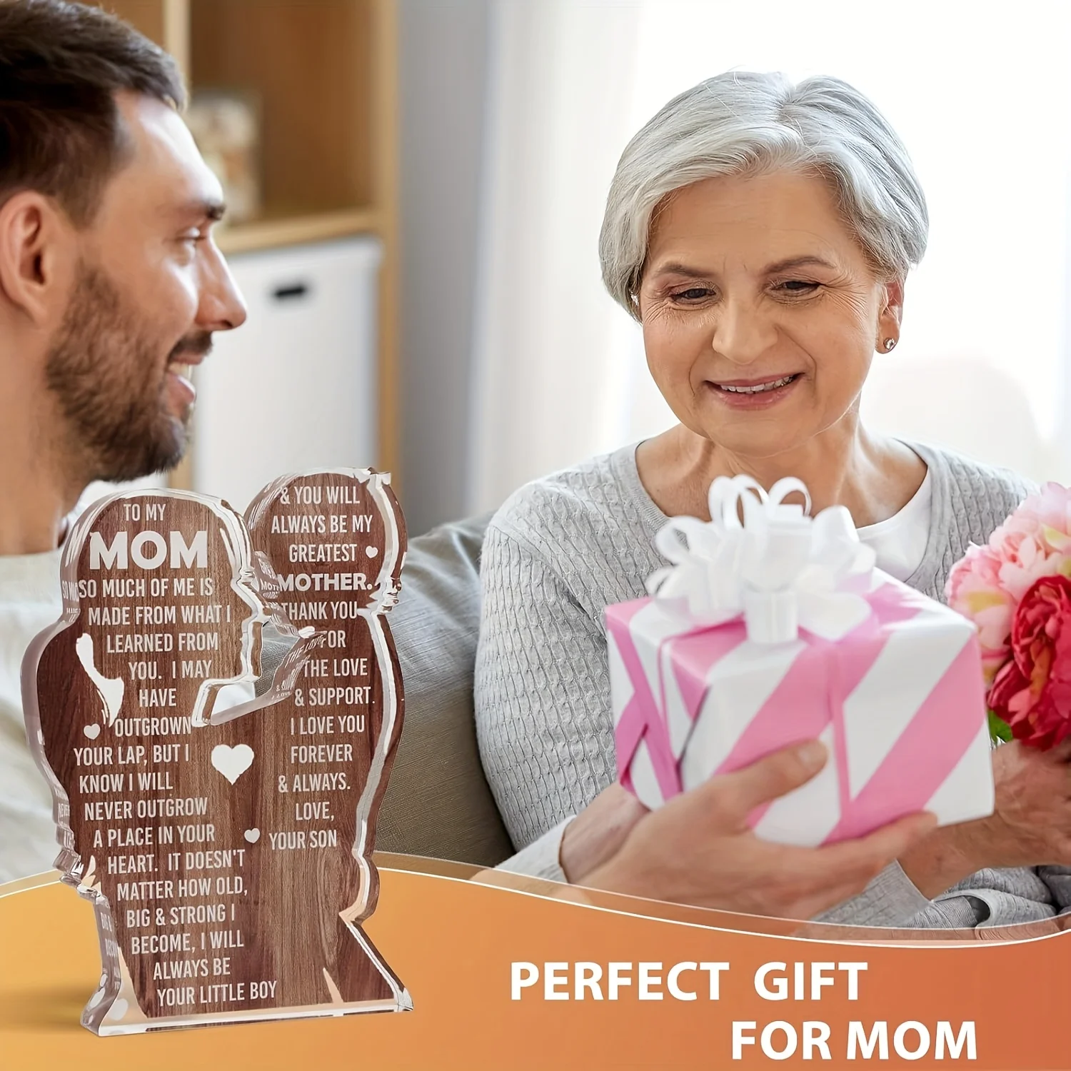 Heartfelt Mother and Child Plastic Decor 4 Heartfelt Mother and Child Plastic Decor - Image 4