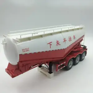Powder Tank Ash Mixing Truck Model 1:24 Scale 14 S102da53c6eae421190be103fd42528e2e
