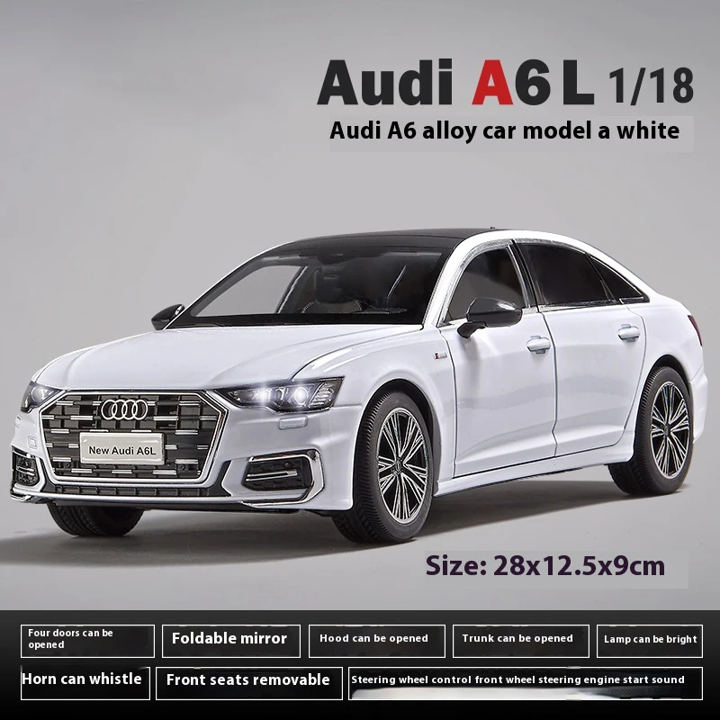 Audi A6 L 1:18 Diecast Model with Light and Sound 10 Audi A6 L 1:18 Diecast Model with Light and Sound - Image 10