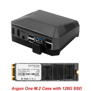 Argon ONE M.2 Case for Raspberry Pi 4 16 S1048e674106f47b696adfe5a6de865053