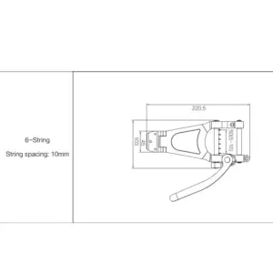Upgrade B700 Vibrato Tailpiece for LP Guitars 12 S10540016ce254aabbaa7022ac64a3dfag