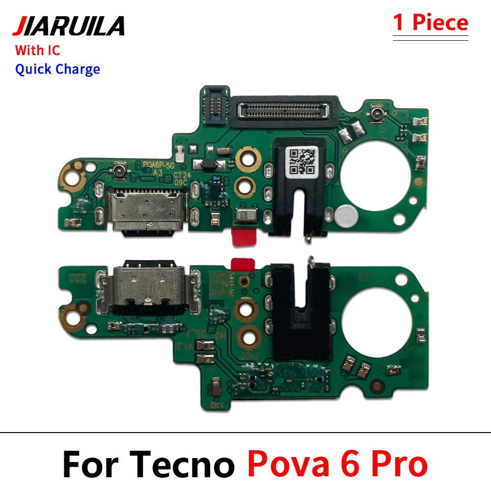 Set of 10 USB Charge Port Connectors for Tecno Pova 2 Set of 10 USB Charge Port Connectors for Tecno Pova - Image 2