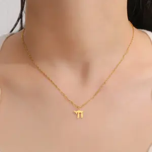 Stainless Steel Chai Pendant Necklace 13 S1060964af4254497a520d82a6438ebceT