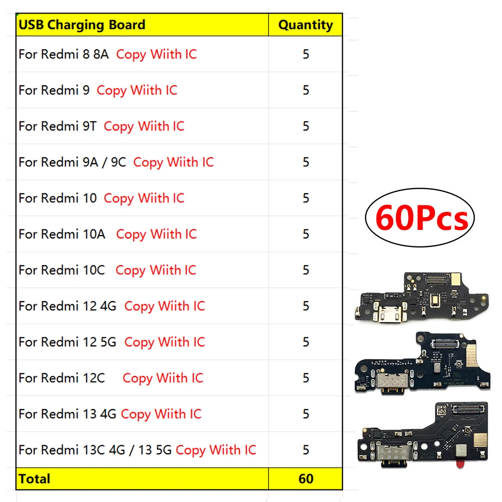Xiaomi Redmi Flex Cable Replacement Set 24-60 pcs 7 Xiaomi Redmi Flex Cable Replacement Set 24-60 pcs - Image 7