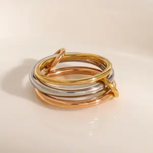 Stainless Steel Interconnected Rings Set 10 S1078b603afa94ab5a8cbe85aaebc896a8