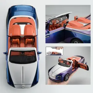 Purple Rolls-Royce Dawn 1:24 Diecast Model 14 S107a51a750fe41529745acf675227aa9S