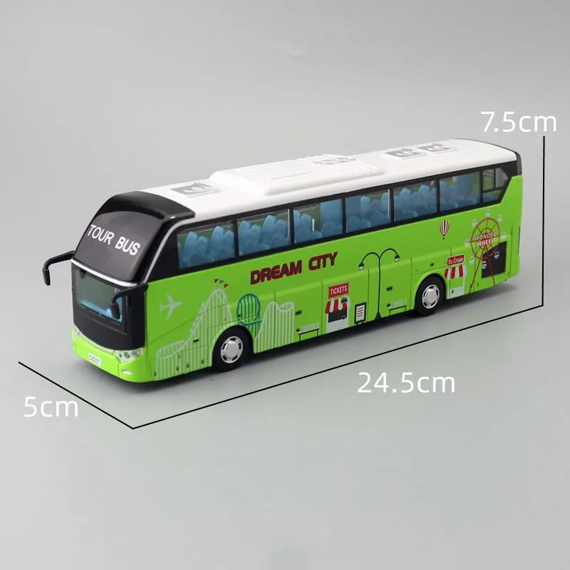 1:50 Alloy Seaside Tourist Bus Model 4 1:50 Alloy Seaside Tourist Bus Model - Image 4
