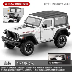 Vibrant 1/24 Diecast Jeep Wrangler Model 18 S108c732312a14358beae28e47c96e921S 3