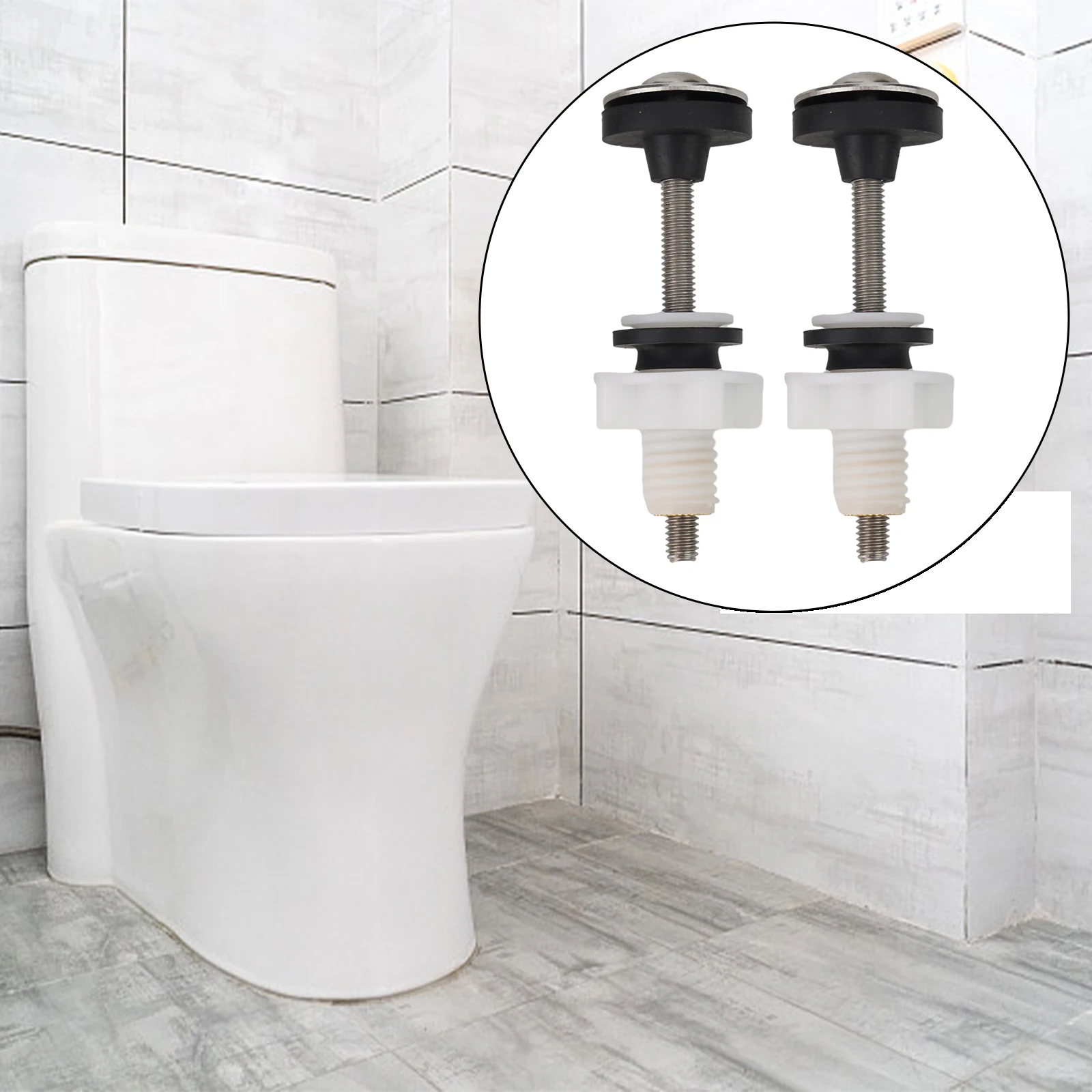 Durable Stainless Steel Toilet Cistern Bolts 2 Durable Stainless Steel Toilet Cistern Bolts - Image 2