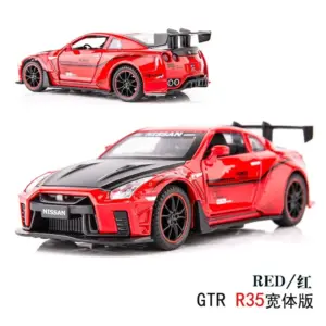 1:32 Nissan GTR R35 Diecast Racing Model 19 S10ad5f3ee8c447fba4628c214f8918b8y