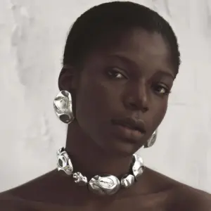 Stainless Steel Irregular Oval Earrings for Women 8 S10bf7788363a46c8a621857c60ba2e6f1