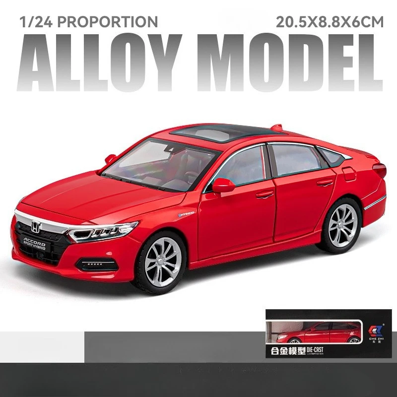 1:24 Honda Accord Miniature Model in White 8 1:24 Honda Accord Miniature Model in White - Image 8