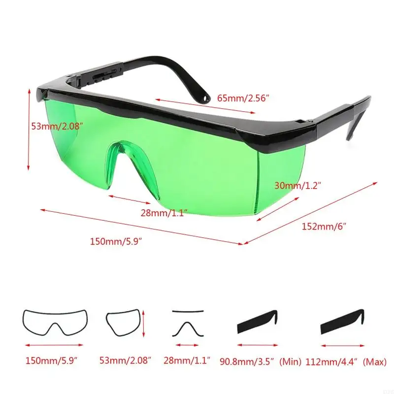 Green Laser Safety Goggles with Adjustable Fit 4 Green Laser Safety Goggles with Adjustable Fit - Image 4