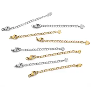 18k Gold-Plated Stainless Steel Extension Chain Set 13 S10d7811410da451fb7f50cffc17bb529F