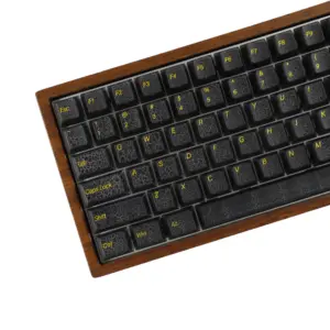 Black Crack Shine-Through Keycaps for MX Boards