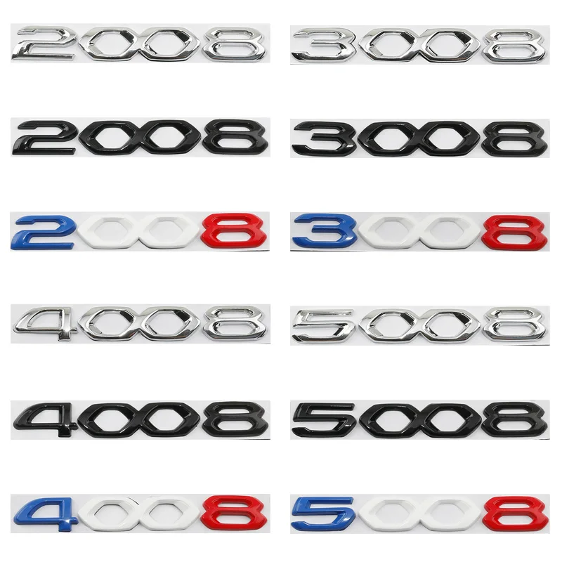 Peugeot 2008, 3008, 4008, 5008 Metal Badge 2 Peugeot 2008, 3008, 4008, 5008 Metal Badge - Image 2