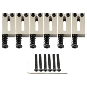 Gold Brass Guitar Saddles for Fender Strat/Tele 15 S10f8d4f247814c45bee3a1918e5151ffq 2