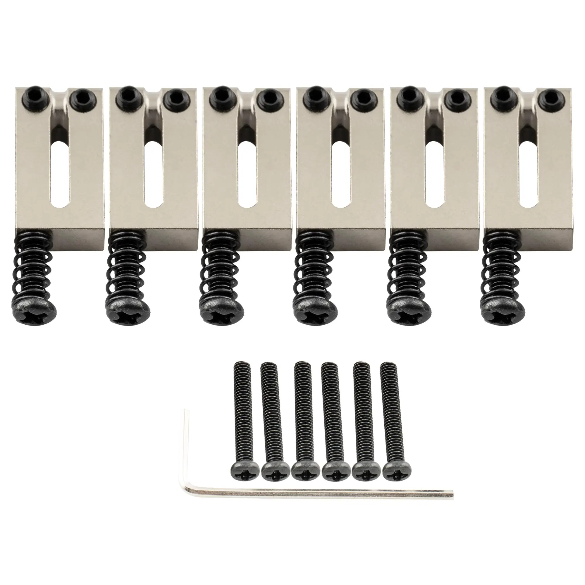 Gold Brass Guitar Saddles for Fender Strat/Tele 8 Gold Brass Guitar Saddles for Fender Strat/Tele - Image 8