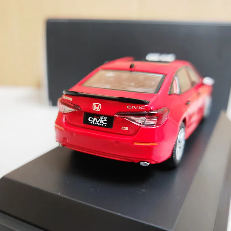 Red 2025 Honda Civic Model 1:43 Diecast 6 Red 2025 Honda Civic Model 1:43 Diecast - Image 6