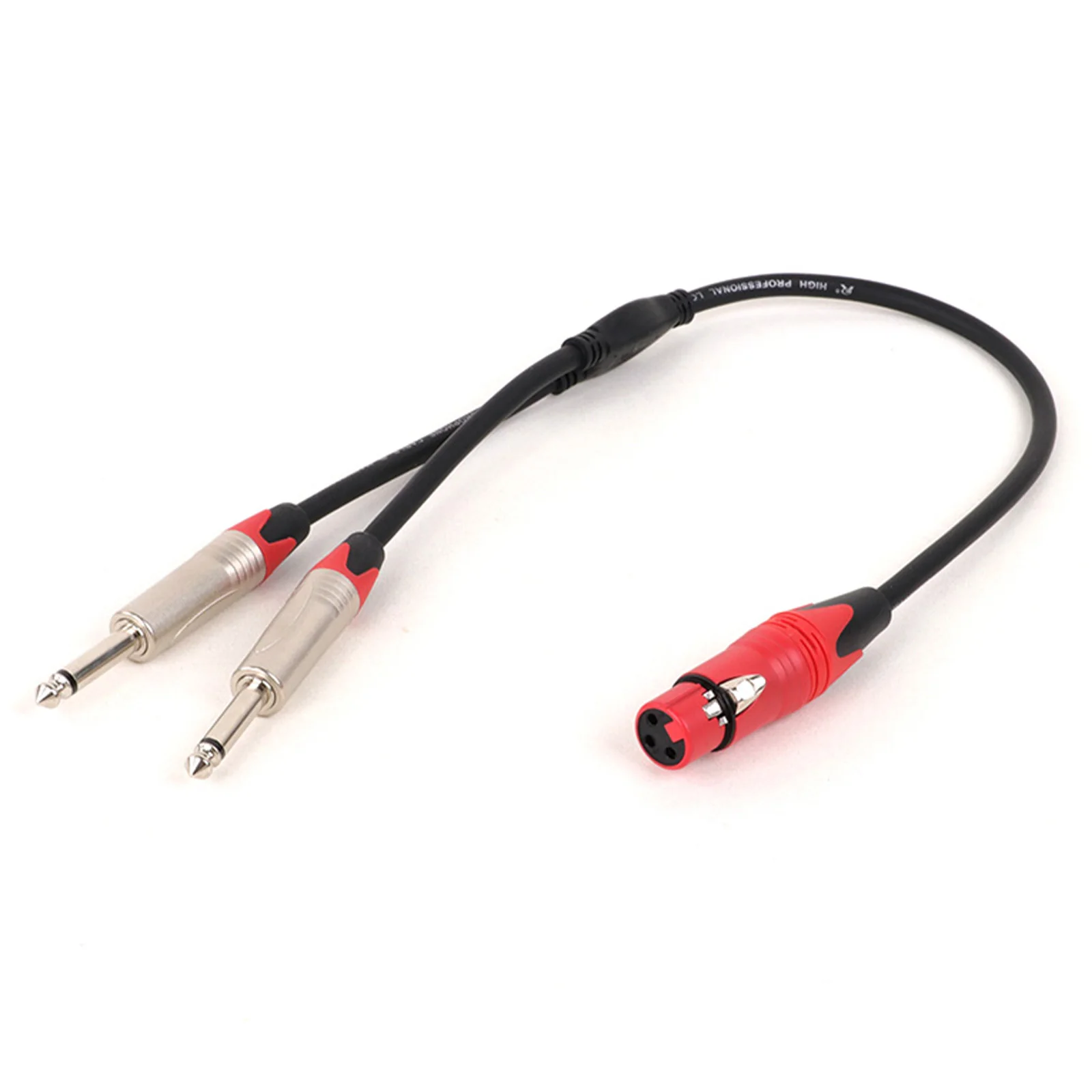 Multi-Colored XLR to Dual 6.35 Splitter Cable 3 Multi-Colored XLR to Dual 6.35 Splitter Cable - Image 3