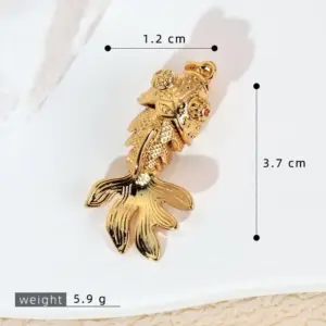 Copper Koi Pendant for Jewelry 17 S110473eddcb14c4982f29fb475242badj