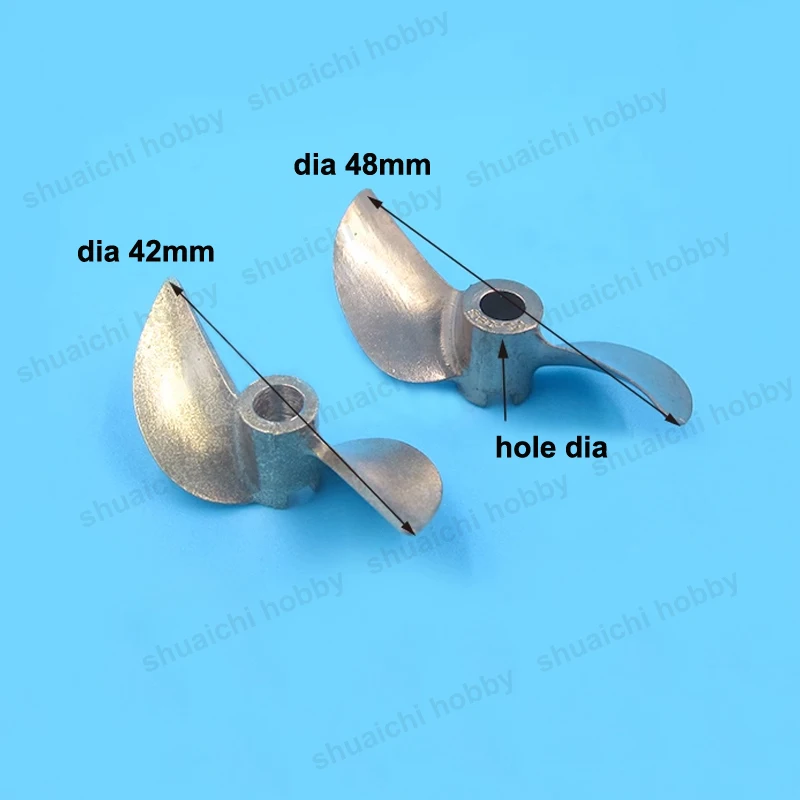 Copper Propeller Set for RC Boats 3 Copper Propeller Set for RC Boats - Image 3