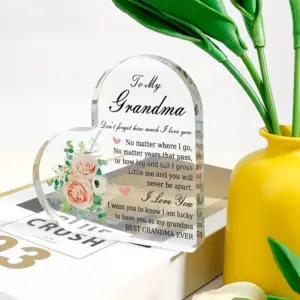 Heart-Shaped Acrylic Gift for Grandma 10 S1130162da4fa41b585462710f23868ccU